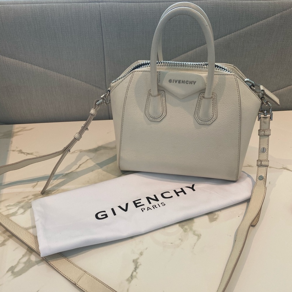 Givenchy Mini Antigone Sugar Goatskin Satchel Bag